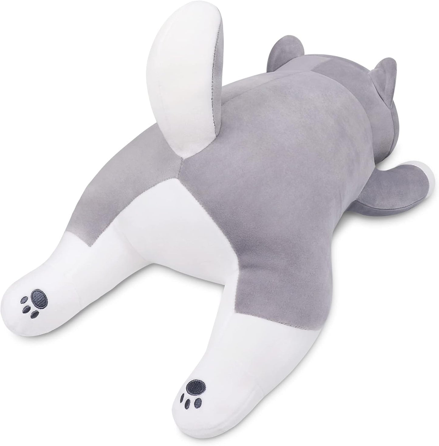 22'' Husky Stuffed Animal Plush Pillow, Huskies Anime Body Pillow, Kawaii Stuff Animal PlushToy, Big Plushie Stuffed Dog Anime Plush Throw Pillow Gifts for Boys Girls